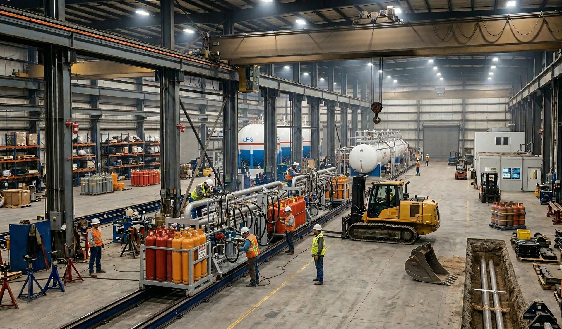 Endüstriyel tesis görünümü